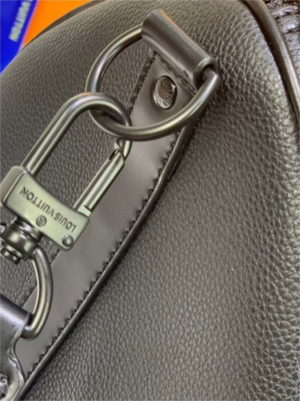 Louis Vuitton Keepall Bandoulière 50 Aerogram Black - Picture 3 of 6